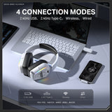 Onikuma Gaming ONIKUMA GT883 Wireless Gaming Headset with 4-Mode Connectivity, 50mm Stereo Surround Sound, Retractable Mic, and 60H Battery Life, view 2