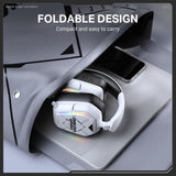 Onikuma Gaming ONIKUMA GT883 Wireless Gaming Headset with 4-Mode Connectivity, 50mm Stereo Surround Sound, Retractable Mic, and 60H Battery Life, view 4