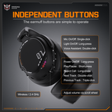 Onikuma Gaming ONIKUMA GT886 3-Mode Wireless Gaming Headset with 1000mAh Battery, 360° Rotatable Mic, and RGB Lighting, view 4