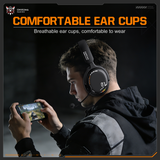 Onikuma Gaming ONIKUMA GT886 3-Mode Wireless Gaming Headset with 1000mAh Battery, 360° Rotatable Mic, and RGB Lighting, view 6