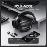 Onikuma Gaming GT887 Gaming Headset – Quad-Mode Connectivity, Long-Lasting Battery & Crystal-Clear Audio, view 2