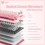 Onikuma Gaming ‌ONIKUMA MT707 Keyboard – Hot-Swappable Keys, Gasket Mount & RGB Gaming Precision, view 6