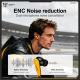 Onikuma Gaming ‌ONIKUMA TX616 Dual-Mic Noise Reduction Earbuds with Tri-Mode Seamless Connectivity, view 3