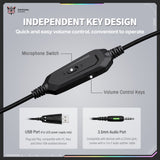 Onikuma Gaming ONIKUMA X91 Gaming Headset – RGB Lighting, HD Mic & Multi-Device Comfort, view 4