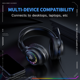 Onikuma Gaming ONIKUMA X92 Gaming Headsets – RGB Lighting, 3D Surround Sound & Competitive Performance, view 4
