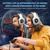 Onikuma Gaming ONIKUMA B100 Headset Headworn Bluetooth 2.4g Wireless Wired Three Mode Lightweight E-Sports Gamer Headphone, view 4