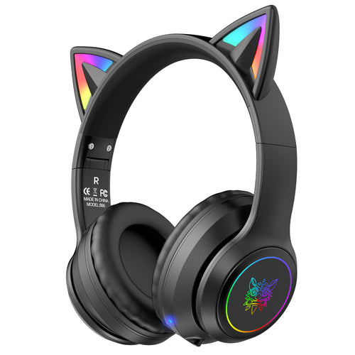 Onikuma Gaming Onikuma B90 RGB Cat Ear Bluetooth 5.0 Wireless Gaming Headset