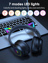 Onikuma Gaming Onikuma B90 RGB Cat Ear Bluetooth 5.0 Wireless Gaming Headset, view 3