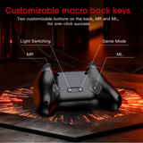 Onikuma Gaming ONIKUMA C1 TRI-MODE Six-Axis Gyroscope Dual Hall Effect Gaming Controller - BLACK, view 2