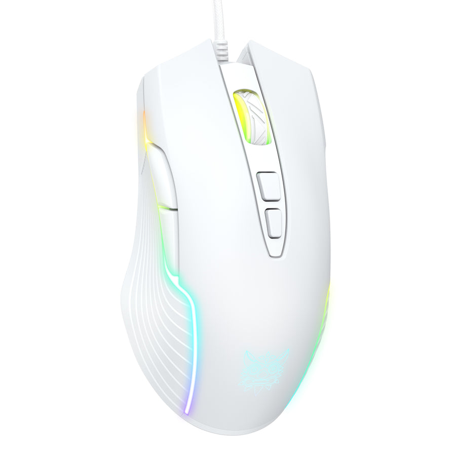 Onikuma Gaming ONIKUMA CW905 6400 DPI Wired Gaming Mouse with Breathing LED Colors