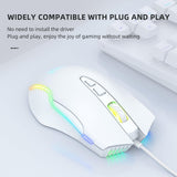 Onikuma Gaming ONIKUMA CW905 6400 DPI Wired Gaming Mouse with Breathing LED Colors, view 2