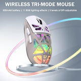 Onikuma Gaming ONIKUMA CW930 Tri-Mode Wireless Gaming Mouse with RGB Lighting & 500mAH Battery, view 5