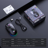 Onikuma Gaming ONIKUMA CW935 Triple-Mode Ergonomic Wireless Gaming Mouse with 6 DPI Settings & Hidden Receiver, view 6