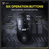 Onikuma Gaming ONIKUMA DM05 Three-Mode Gaming Mouse with Ergonomic Design, 12800 DPI Custom Optical Chip, 6 Programmable Buttons, and Hidden USB Receiver Storage, view 5