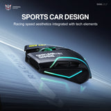 Onikuma Gaming ONIKUMA DM06 Tri-Mode E-Sports Gaming Mouse with Sports Car Styling, 12800 DPI Optical Sensor, RGB Lighting, and Self-Developed Web Driver, view 4