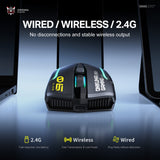 Onikuma Gaming ONIKUMA DM06 Tri-Mode E-Sports Gaming Mouse with Sports Car Styling, 12800 DPI Optical Sensor, RGB Lighting, and Self-Developed Web Driver, view 5