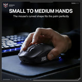 Onikuma Gaming ONIKUMA DM07 3-Mode Esports Gaming Mouse with PAW3311 Sensor, 24000 DPI, 1000Hz Polling Rate, and RGB Magnetic Charging Base, view 2