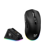 Onikuma Gaming ONIKUMA DM07 3-Mode Esports Gaming Mouse with PAW3311 Sensor, 24000 DPI, 1000Hz Polling Rate, and RGB Magnetic Charging Base, view 6
