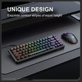 Onikuma Gaming ONIKUMA G67 Rapid Trigger Keyboard 60% Percent, Hall Effect Topographic Gaming Keyboard, Wired RGB Custom Mechanical Key Board with Magnetic Switch, view 6
