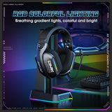Onikuma Gaming ONIKUMA GT808 Gaming Headset Headworn Bluetooth 2.4g Wired Wireless Lightweight E-Sports Gamer Headphone, view 2