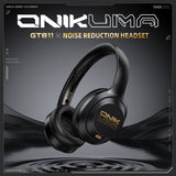 Onikuma Gaming ONIKUMA GT811 Noise Reduction Gaming Headset Headworn Bluetooth 3.5mm Socket Device Connetion Wired Wirelss Lightweight E-Sports Headphone, view 2