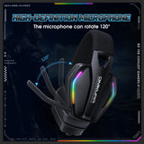 Onikuma Gaming ONIKUMA GT826 Gaming Headset Headworn Bluetooth 2.4GHz Wired Wirelss three modes Lightweight Headphone, view 3