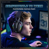 Onikuma Gaming ONIKUMA GT826 Gaming Headset Headworn Bluetooth 2.4GHz Wired Wirelss three modes Lightweight Headphone, view 6