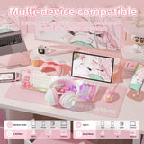 Onikuma Gaming ONIKUMA GT838 Gaming Headset Muli-device Compatible 2.4G/Wireless/USB/Type-C HD Built-in Microphone Cat Ear with RGB, view 2