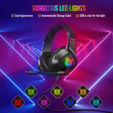 Onikuma Gaming ONIKUMA K19 Professional Gaming Headphone with RGB LED Backlight, view 2