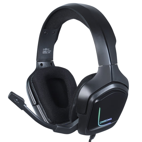 Onikuma Gaming ONIKUMA K20 Wired Gaming Headsets With Microphone RGB Light
