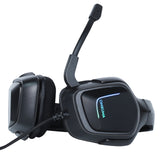 Onikuma Gaming ONIKUMA K20 Wired Gaming Headsets With Microphone RGB Light, view 4