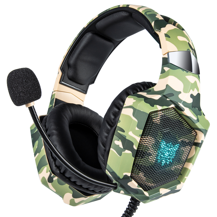 Onikuma Gaming ONIKUMA K8 Wired Stereo Gaming Headphones With Mic LED Lights