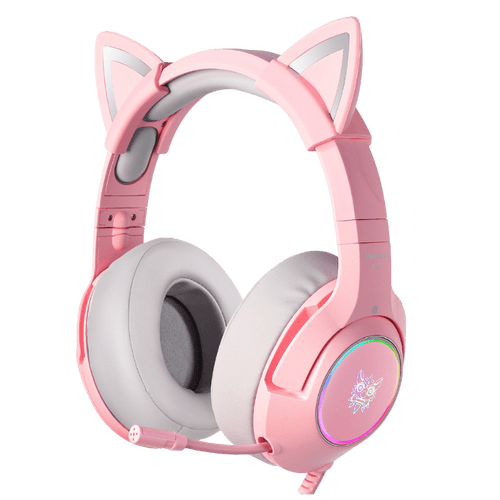 Onikuma Gaming ONIKUMA K9 RGB Stereo Gaming Headset with Cat Ears for PS4, Xbox, PC and Switch