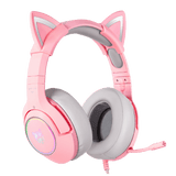 Onikuma Gaming ONIKUMA K9 RGB Stereo Gaming Headset with Cat Ears for PS4, Xbox, PC and Switch, view 2