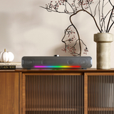 Onikuma Gaming ONIKUMA L16 Bluetooth-compatible Speaker with RGB Light, Powerful Computer Speaker Portable Soundbar for TV Home Theater PC Gaming, view 2