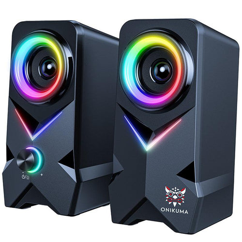 Onikuma Gaming ONIKUMA L2 RGB Full Range Speaker, 15 Inch Home Tweeter Professional Sound Speaker, Home Theater Sound Speaker, Gaming Speakers