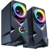 Onikuma Gaming ONIKUMA L2 RGB Full Range Speaker, 15 Inch Home Tweeter Professional Sound Speaker, Home Theater Sound Speaker, Gaming Speakers, view 4