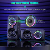 Onikuma Gaming ONIKUMA L6 Multimedia Gaming Speaker with BT5.0 and AUX Mode, view 3