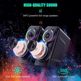 Onikuma Gaming ONIKUMA L6 Multimedia Gaming Speaker with BT5.0 and AUX Mode, view 4