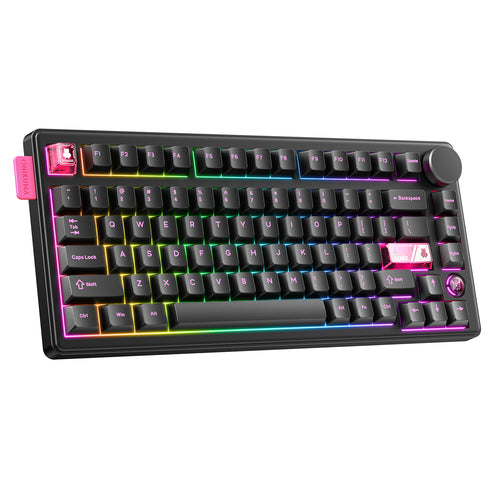 Onikuma Gaming ONIKUMA MT706 81-key Triple-Mode Mechanical Keyboard - 1ms Gasket Mount for Esports