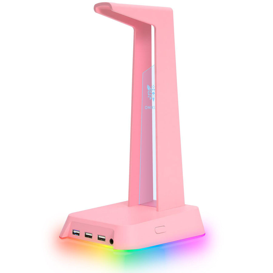 Onikuma Gaming ONIKUMA ST2 RGB Gaming Headphone Stand with 3 USB and 3.5mm AUX Ports