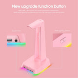 Onikuma Gaming ONIKUMA ST2 RGB Gaming Headphone Stand with 3 USB and 3.5mm AUX Ports, view 5