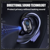 Onikuma Gaming ONIKUMA T209 OWS Bluetooth Earphone with Charging Case, Cyberpunk Design, view 4