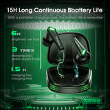 Onikuma Gaming ONIKUMA T308 Wireless Bluetooth Earbuds 40ms Latency 10h Battery Life, view 5