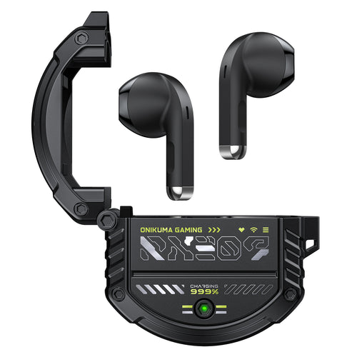 Onikuma Gaming ONIKUMA T309 Mechanical Bluetooth Earphone, High Sensitivity Wireless Noise Cancelling Gaming Headphone