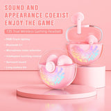 Onikuma Gaming ONIKUMA T35 Bluetooth 5.1 Gaming Earbuds 60ms Latency Active Noise Reduction Fast Charging Earphone, view 2