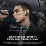 Onikuma Gaming ONIKUMA T36 RGB TWS Gaming Earbuds 40MS Delay Bluetooth5.0 Noise Reduction for Game Music, view 5