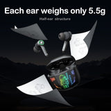Onikuma Gaming ONIKUMA T36 RGB TWS Gaming Earbuds 40MS Delay Bluetooth5.0 Noise Reduction for Game Music, view 6