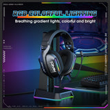 Onikuma Gaming ONIKUMA X12 RGB Gaming Headset – 40mm HD Sound, 360° Mic, Memory Foam Comfort, view 2