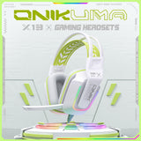 Onikuma Gaming ONIKUMA X13 RGB Gaming Headset - 50mm Drivers, 120° Adjustable Mic, Multi-Color Options, view 2
